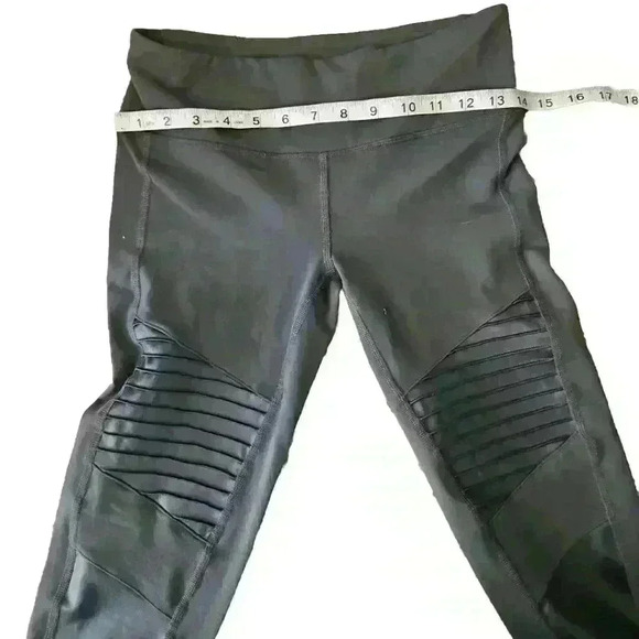 Alo Womens Gray High-Waist Moto Legging S - Picture 7 of 11